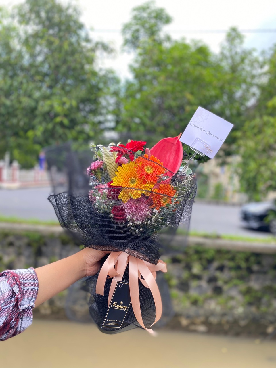 Buket Bunga Fresh Flower Medium BUK-JH2OF