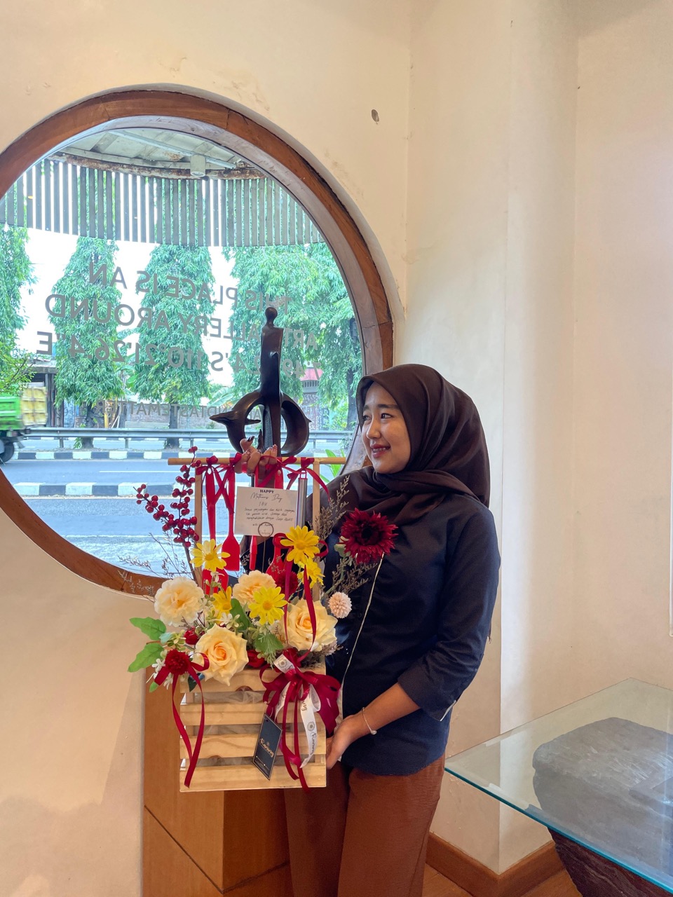 Keranjang bunga KER-1BDTI