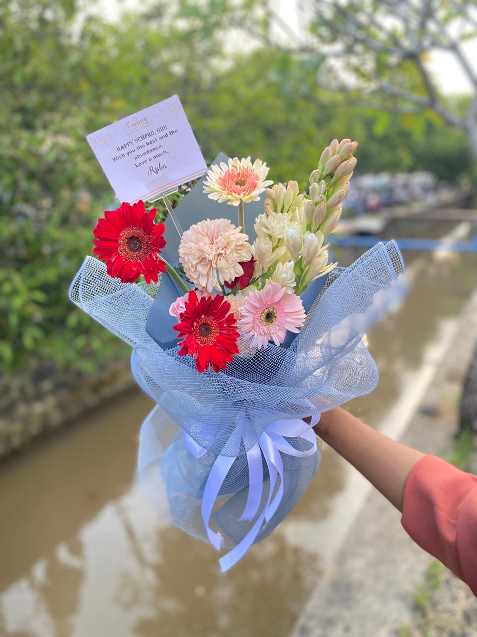 Buket Bunga Fresh Flower Medium BUK-1EKS8