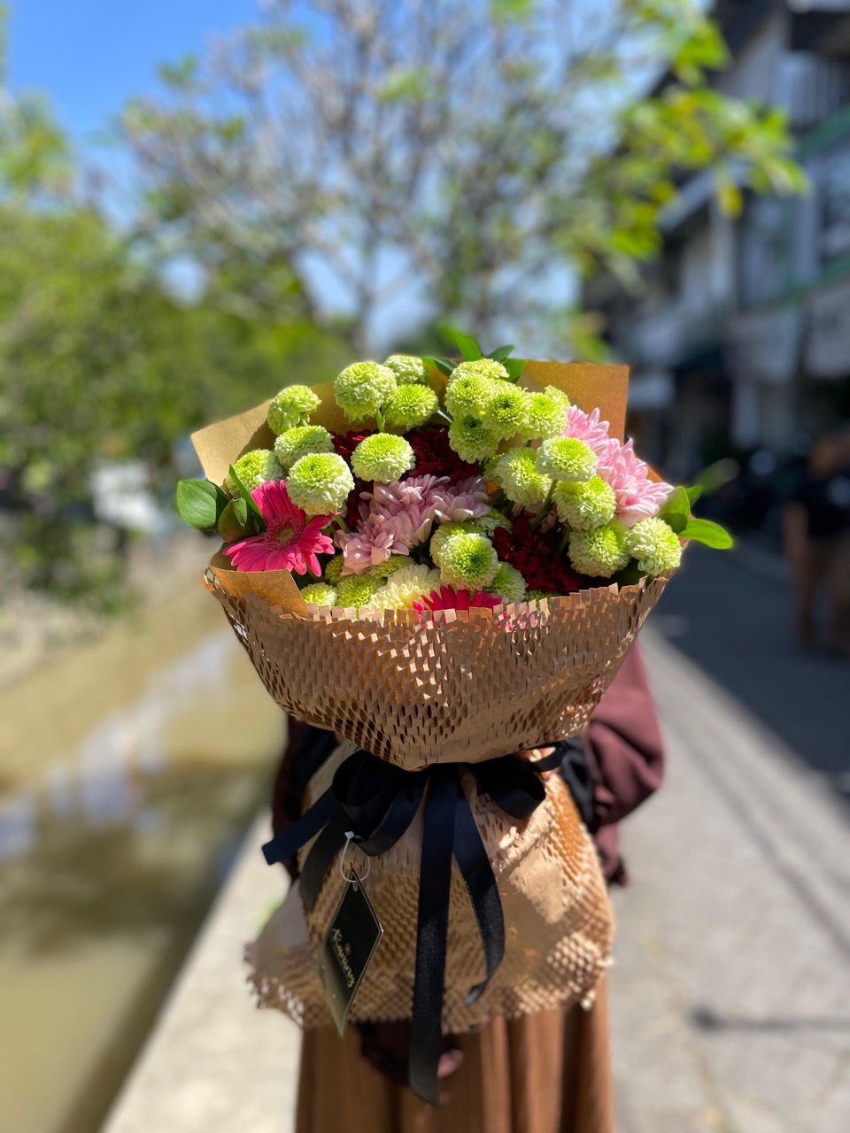 Buket Bunga Fresh Flower Medium BUK-CPUPV