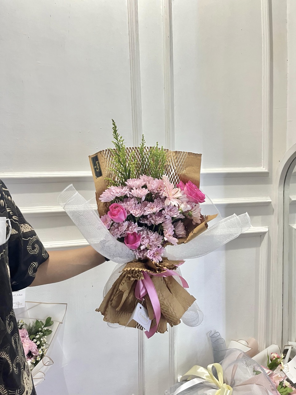 Buket Bunga Fresh Flower Medium BUK-SRSDP
